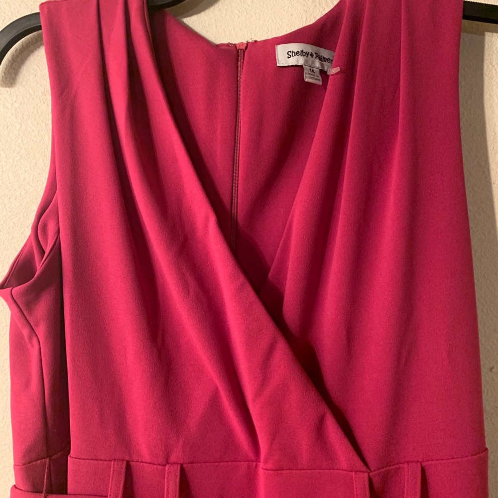 Long pink jumpsuit
